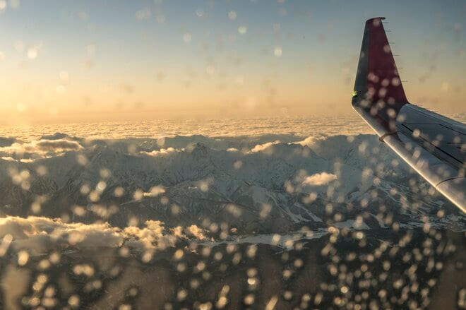 【絶景】北アルプスの雪景色を機内から楽しむFDAフライト「まるで遊覧飛行のよう！ 松本空港〜新千歳空港」2026年の画像009