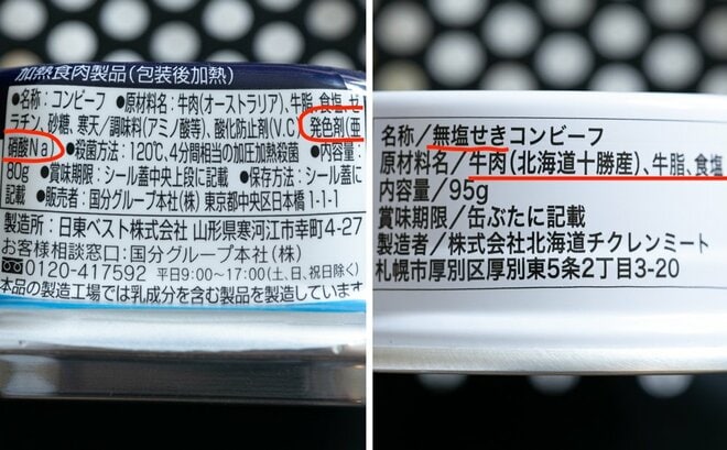 「色だけが理由じゃない」コンビーフに入っている「発色剤」はなんのため？【缶詰博士の缶たん”CAN”P料理 vol.75】の画像002