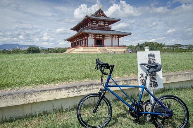 素っ気なさと歴史のコントラストが心地いい世界遺産！  1300年の古都「平城宮跡」自転車で走ってみた！  なんと中には線路も通っていて…【ゆる6輪の旅 vol.02 奈良「平城宮跡歴史公園」】の画像012