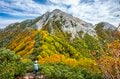 【登山】ここ数年で一番の美しさ「南アルプスの貴公子と女王の山岳紅葉」 日本の1-2-3位の高峰を望む  南アルプス・2025年の画像005