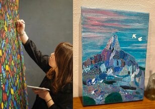 【山は心を動かすスイッチ】イラストレーター・神山奈緒子 作品展「うまず たゆまず」開催