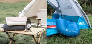 キャンプ・車中泊での「眠りの質」改善！  首から支えるエアピロー【FLEXTAIL「ZERO PLLOW」】高さ2段階調整＆圧縮コンパクト収納