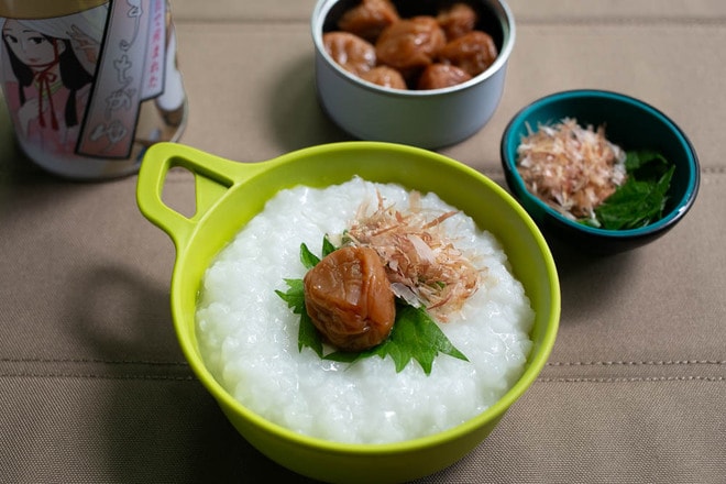 「これが缶詰？」秒で用意できる！  胃にやさしいおかゆと梅干しの朝食はいかが？【缶詰博士の缶たん”CAN”P料理 vol.93】の画像006
