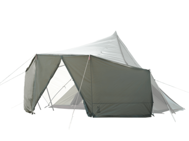 広いリビングで「おこもり」を叶える！ 6人用「ヤドカリテント」専用