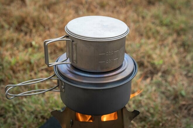 今年の新米もう炊いた？  エバニューの “モバイル炊飯器” なら焚火でもコゲつきなし＆「コツ・ワザ」いらずで炊飯OK！「U.L. Alu Pot 700」レポートの画像003