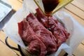 【SNSで話題の超簡単せいろ活用術】 春キャンプにぴったりな「ごちそう蒸しすき焼きセット」って？の画像007