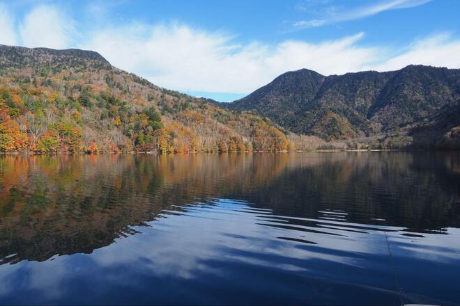 湖上から「紅葉絶景」360度展望！ 10月初旬「丸沼」で「秋のワカサギ」釣行！  帰宅後は天ぷらでシメる、まさに「釣り人の特権」満喫レポ【群馬県片品村】の画像007