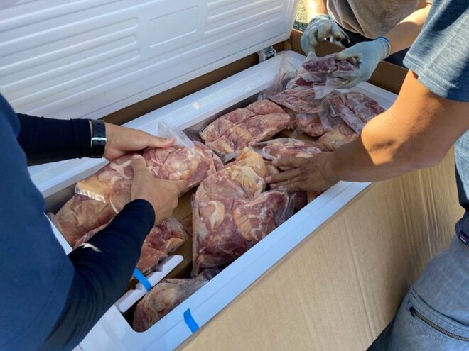 ＜山小屋に320kgの鶏モモ肉を上げるには？＞「15分一本勝負」標高2,500mオーバーの山小屋の食材はこうして運ばれます【わたし、山小屋はじめます vol.25】の画像003