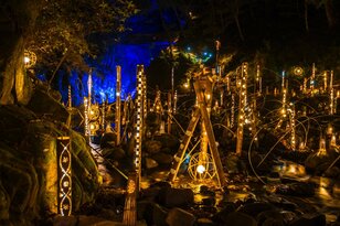 初冬こそ楽しめる！  三重「赤目四十八滝」静寂の渓谷散策と「竹あかり」の幽玄「絶景」