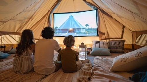ファミリー向けワンポールテント