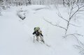 “隠れ家的バックカントリー”  新潟・長野の県境にひっそりと佇む「一難場山」へ   雪景色の森を歩き、ブナの巨木の間を抜けて滑る気持ちのいいルート！【新潟県糸魚川市 2025年】の画像002