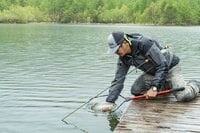 管理釣り場と侮ることなかれ！ 絶景の中でビッグレインボーが釣れる・八千穂レイク＜長野県＞