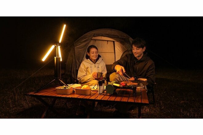 1台で何役も「キャンプの灯り」こなします！  BougeRV「T1 内蔵スタンド式LEDランタン」 高さ約170cmの広照射・ハンディ＆給電＆色温度3種の多機能！の画像003