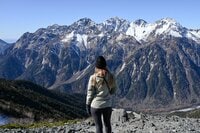 【北アルプス】大パノラマ！ 初冬の槍ヶ岳・穂高連峰を望む蝶ヶ岳へ日帰り登山《長野県》2022年