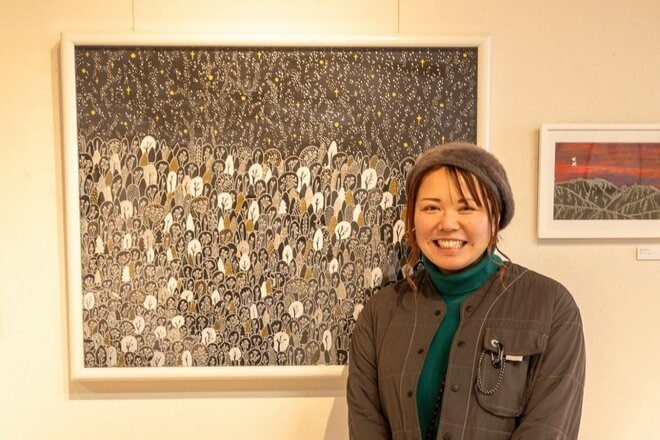 【山は心を動かすスイッチ】イラストレーター・神山奈緒子 作品展「うまず たゆまず」開催の画像009