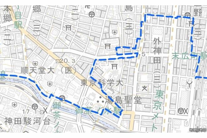 ガーミン「Fenix 8」装着で「千代田区一周」歩いてみた！  最北端からクネクネ道＆坂の上を過ぎて見た「数値」はいかに？【スマートウォッチで都内ウォーキング vol.1】の画像013