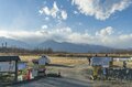 安曇野に春の訪れを告げる風物詩！ ハクチョウの“北帰行“「北アルプスを背景に飛び立つ姿にエールを送る」2022年・長野県「御宝田遊水池」の画像001