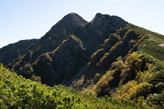 【秋晴れの登山日和】「南アルプスの中心で富士山に出会う！ 日本百名山・塩見岳」長野県・静岡県  2022年の画像006