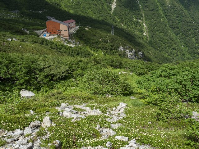 極楽平よりロープウェイ方面