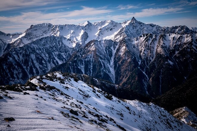 【ハイカー女子の一杯】初冬の常念岳登山 「ペットボトル一本分の重さの三脚！」 わたしが雪山で ”立ち止まる理由”  2025年の画像006