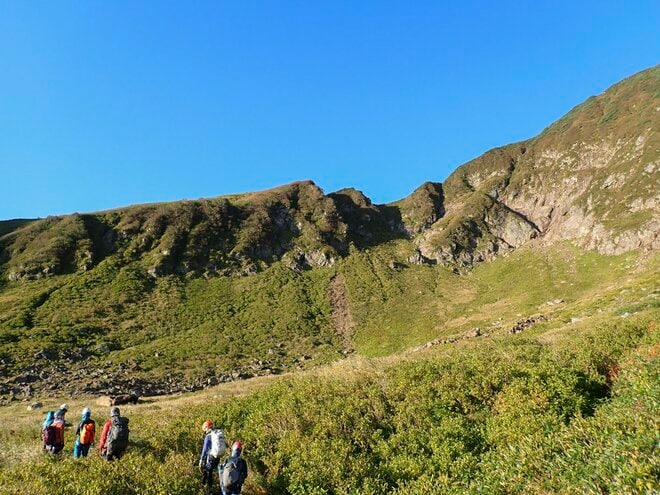【日高山脈の山へ】 日本二百名山最難関の山、カムイエクウチカウシ山へ！  2024年・北海道の画像009