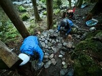＜手間暇を惜しまない＞森を整える「循環型工法」での道＆土留め作り【ユーコンカワイのシン・サウナ村建設記 vol.7】