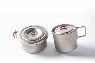 湯沸かし調理の強い味方が現れた！ 軽さと使いやすさを追求した調理ギア「Ti Mug pot 500」「Ti 570FD Cup」＜エバニュー＞