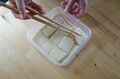  “ニトリ”のミニスキレットで作る簡単キャンプデザート「豆乳パンプディング」【季節の外ごはん vol.40】の画像006