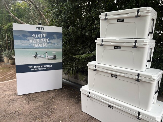 「クマも開けられない」お墨付きクーラーボックスの名門「YETI」に注目！  日本上陸から約1年・アパレルまで広く展開＆「FUJI ROCK」には初出展もの画像001