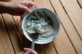 “キャンプに卵焼き器”が便利？  カリっとモチモチ食感「桜えびとニラのチヂミ」【季節の外ごはん vol.41】の画像004