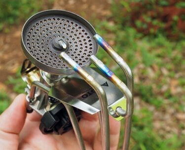 チタンを使った軽量カセットボンベストーブ「SOTOトライトレイル チタンを使った軽量カセットボンベストーブ「SOTOトライトレイル