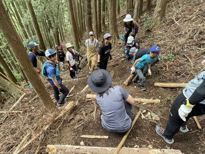 【未来の登山道整備のスタンダード？】「自分たちが使う道は自分たちの手で整備する」 現代の田舎暮らしに必要な “道普請” とは【耕して、焙煎して、走る男　人口2,800人の村に移住してみました vol.13】の画像004