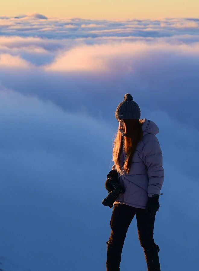 【雪山登山】豪雪の巻機山で絶景を堪能！ 美しすぎる雪山のマジックアワーにうっとり！ 大雲海の空中散歩  新潟県・2024年 の画像007