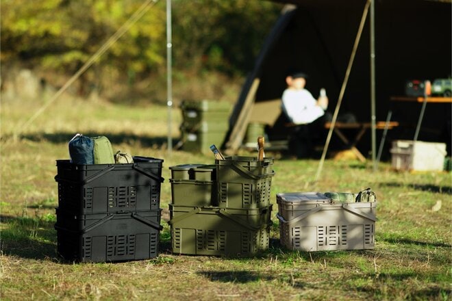 キャンプの荷物運びがグッと楽になる「トランクカーゴ」シリーズに新サイズ！【メッシュカーゴ36】アクセサリーも充実！の画像