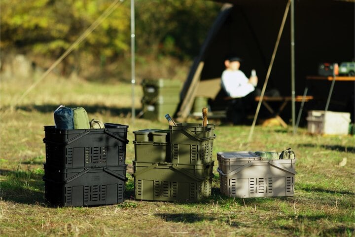 キャンプの荷物運びがグッと楽になる「トランクカーゴ」シリーズに新サイズ！【メッシュカーゴ36】アクセサリーも充実！ 