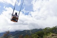 【がんばって漕ぐ必要なし】 国内初の巻き上げ式「超巨大ブランコ」が長野県白馬村に完成! ありえない高さの“空中遊泳”はやみつきになりそう!