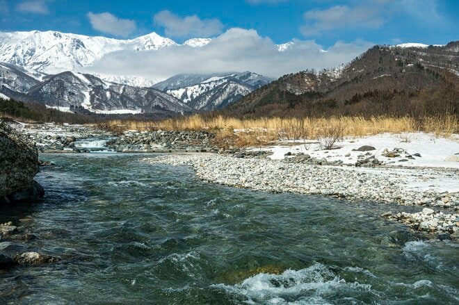 【渓流釣り】待望の解禁日 「異常な雪の少なさ！  いきなり尺一寸イワナが登場」 白馬・小谷｜2026年3月1日の画像001