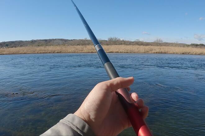 まさか「ウグイ」で感動するとは！  関東随一の清流「那珂川」で30cmオーバーの「寒バヤ釣り」！  ウマすぎる、常連の助言＆塩焼きの慈味の画像004