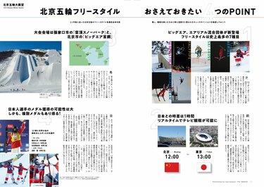 北京オリンピック大展望」フリースタイルスキー 7種目をリアルタイムで