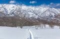 “隠れ家的バックカントリー”  新潟・長野の県境にひっそりと佇む「一難場山」へ   雪景色の森を歩き、ブナの巨木の間を抜けて滑る気持ちのいいルート！【新潟県糸魚川市 2025年】の画像005