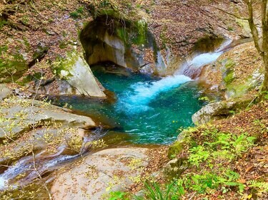 秋は「西沢渓谷」で決まり！ 奥秩父のカラフルな紅葉と翠玉の滝壺が