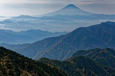 剱岳の見える秋景 川村親光 ※更なる大幅値下げ中※ 剱岳の見える秋景