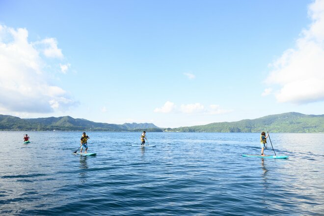 【鹿児島県 指宿市】九州最大「池田湖」のSUPは開放感がたまらない！ 「砂むし温泉」で体を癒し、民泊＆バルで心をゆるめるの画像009